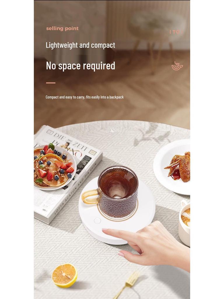 Automatic Magnetic Stirring Coaster: Multi-purpose, Rechargeable, Cross-Border Coffee Mixer