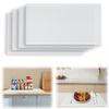 Fridge Liners 4 Pieces Non-Adhesive Refrigerator Liner Spillproof Fridge Mats for Kitchen Closet Home Apartment Drawer Cabinet