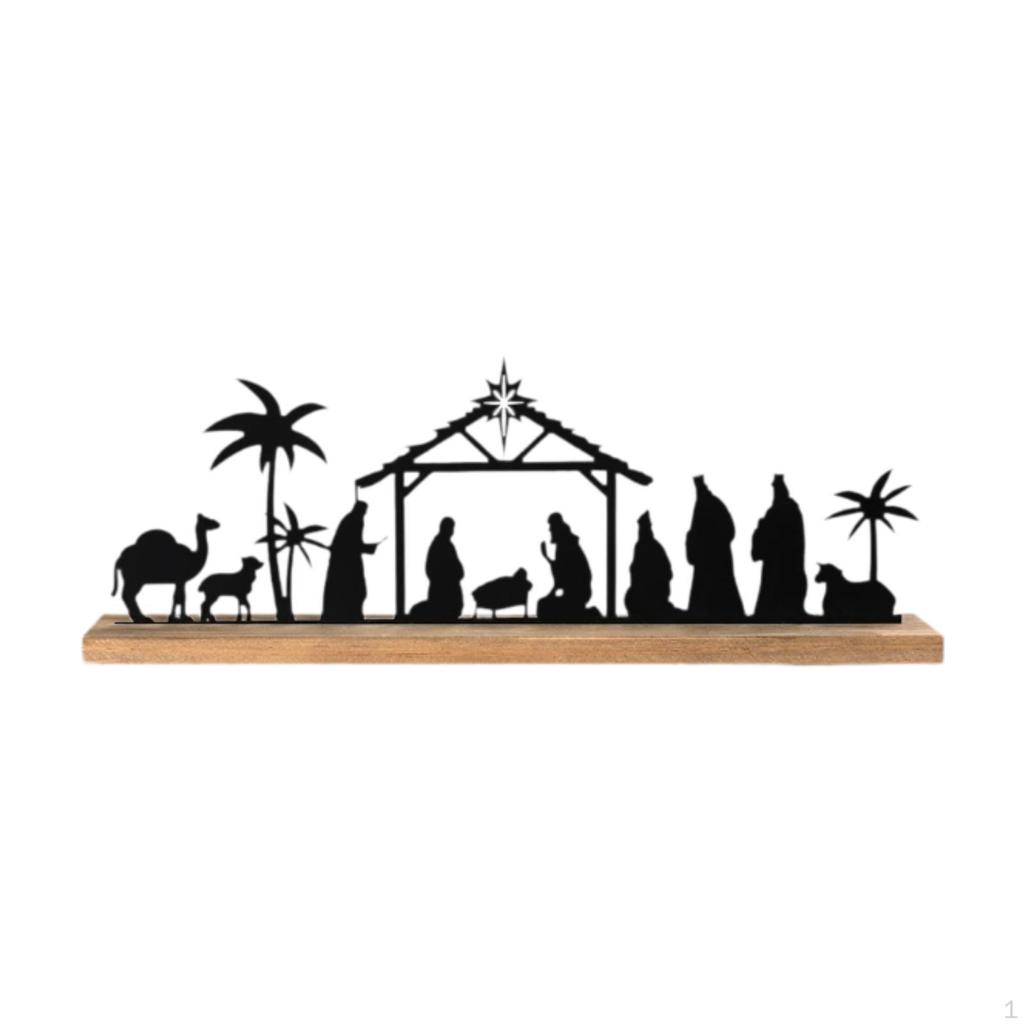 Christmas Nativity Scene Ornament Christian Festival Story Unique