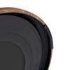 Round Glass Side Table Modern, Elegant Coffee Table with Tempered Glass Top & Stable Base, Compact Sofa Table for Living Room Bedroom (Table Only)
