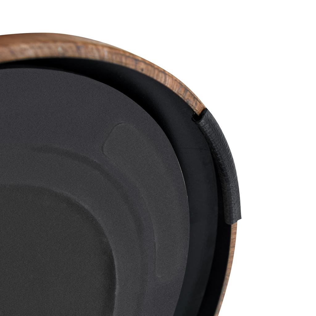 Kulatý skleněný odkládací stolek Moderní, elegantní konferenční stolek s horní deskou z tvrzeného skla a stabilní základnou, kompaktní stolek ke gauči do obývacího pokoje, ložnice (Pouze stůl)