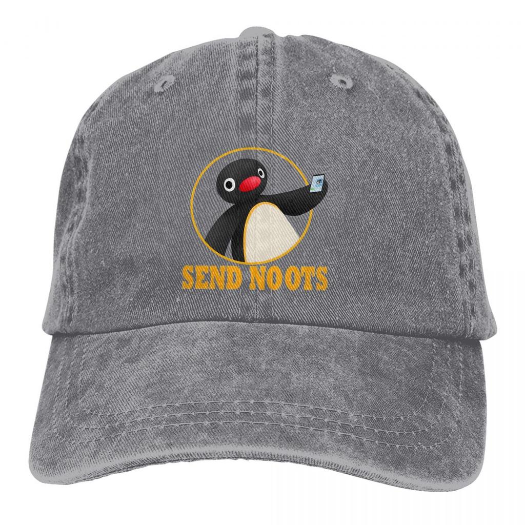 Yaz Kap Güneşlik Noots Gönder Hip Hop Kapaklar Pingu Pinga Penguen TV Kovboy Şapkası Sivri Şapkalar