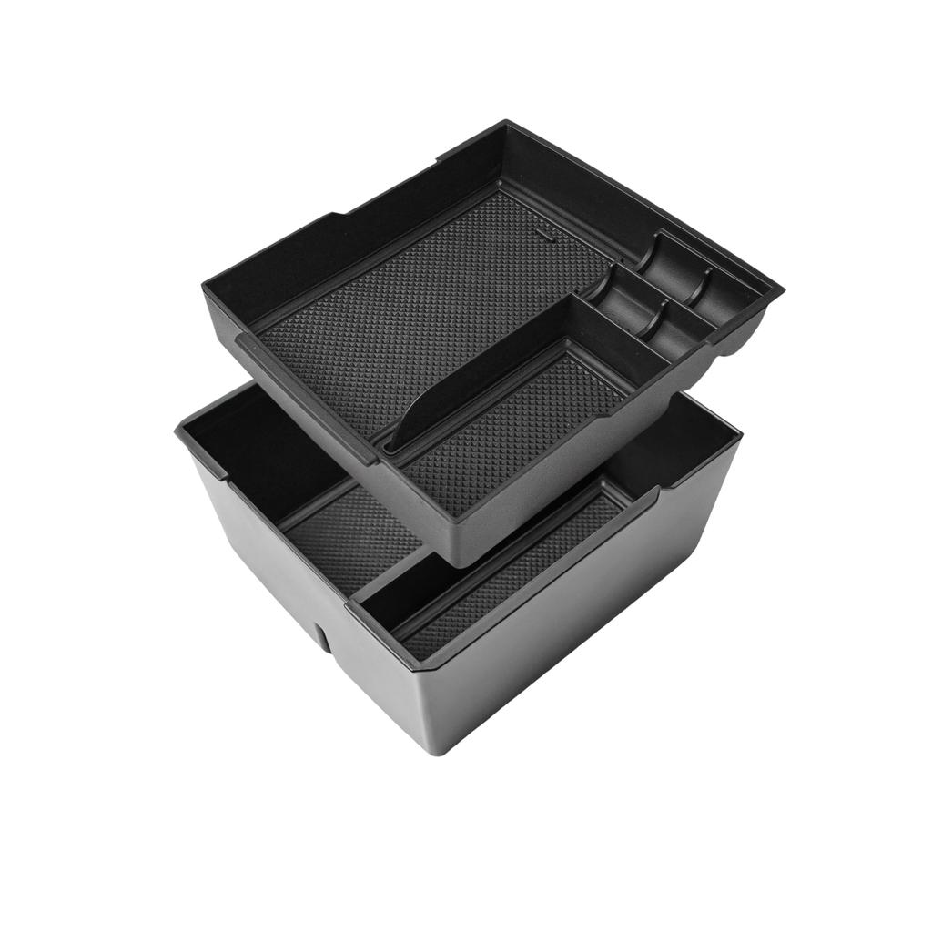 Double Layers Center Console Organizer Tray for   2024 2025 Ford Maverick Armrest Storage Box Car Storage Accessories