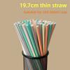 Degradable Striped Paper Drinking Straws For Parties And Creative Beverage Serving