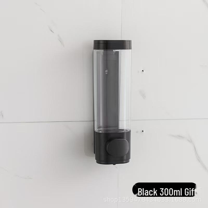 

Wall-Mounted Soap & Sanitizer Dispenser for Bathroom & Kitchen, No-Drill Installation, Ideal for Shower Gel & Shampoo