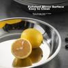maxcook (Maxcook) 316L Stainless Steel Plate And Bowl Set, 22cm Thickened Wide Deep Shatterproof MCWA1748