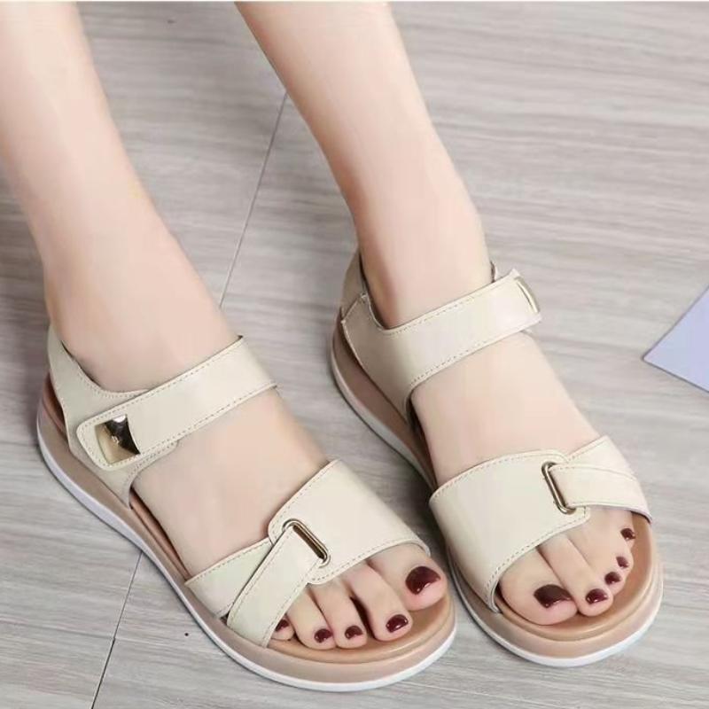 Sandalen für Damen Plateau Keilabsatz Offene Zehen Riemchen hinten Pantoletten Sommer Stadtspaziergang Strandurlaub Freizeit-Sandalen Sandalias Mujer 2025