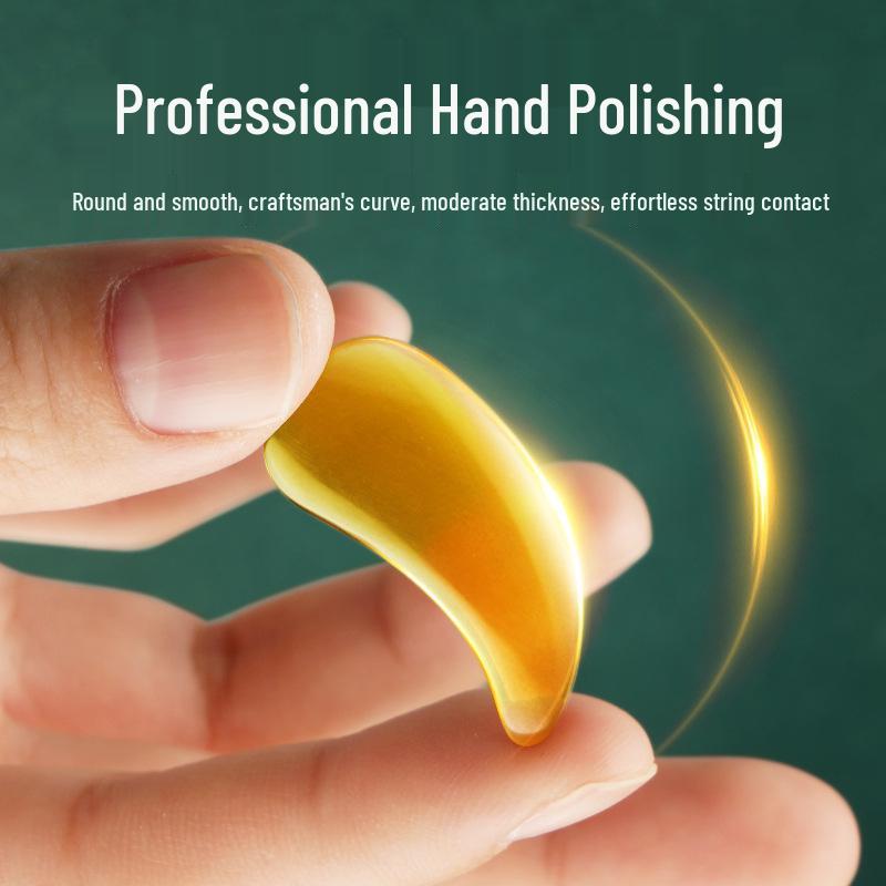 Natural Buffalo Horn Guzheng Finger Picks for Children, Beginners, Adults, and Professionals