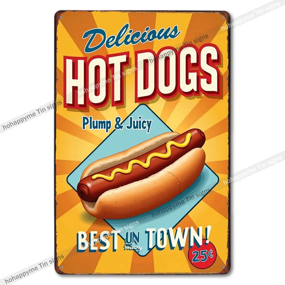 Retro Metal Tin Signs Vintage Food Ad Kitchen Wall Decor Home Art