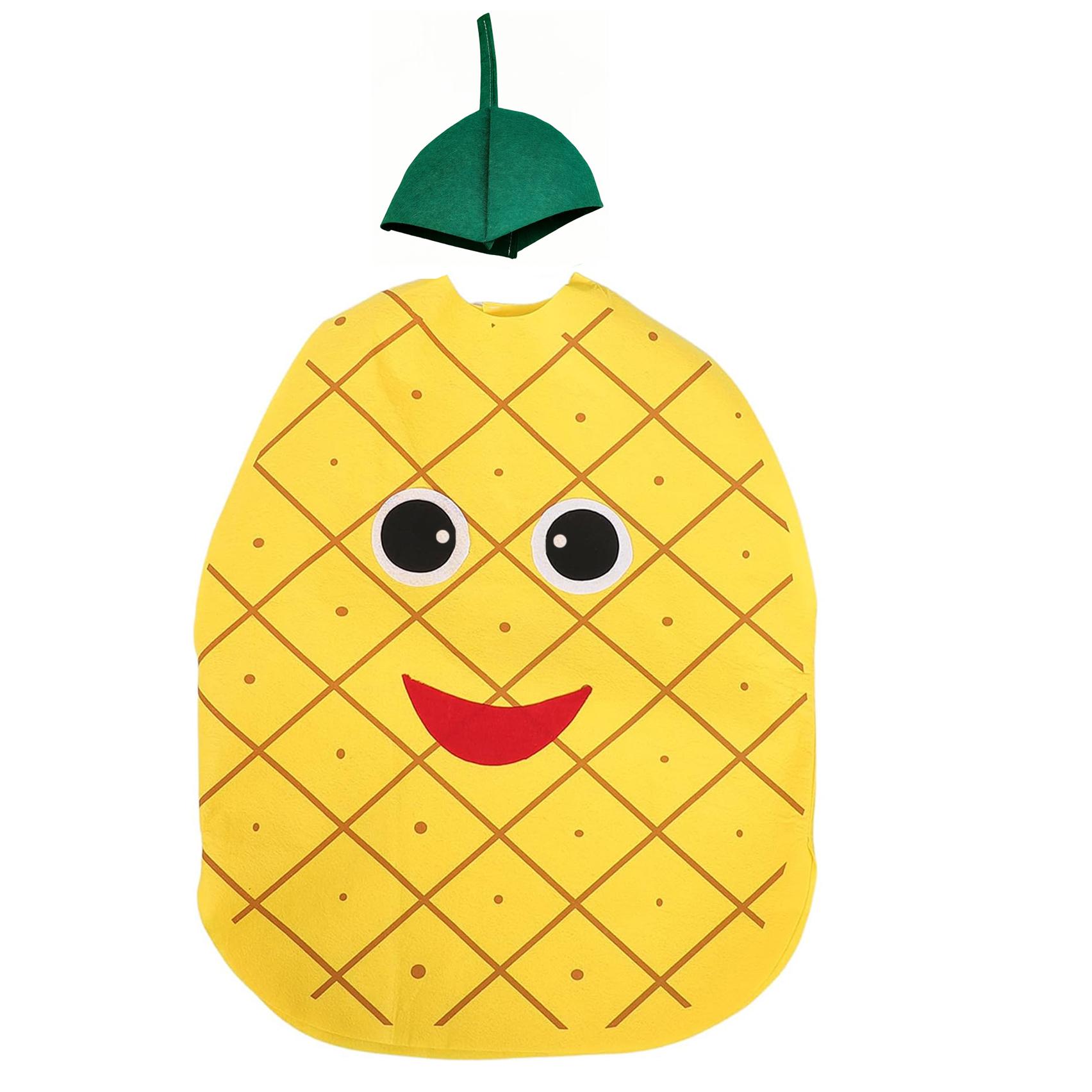 Grappige Fruit Kostuums Groente Outfits voor Kinderen Volwassenen Aardbei Druif Banaan Watermeloen Tomaat Jumpsuits voor Podiumoptredens Kids Size
