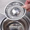 Universals Sink Drain Strainer Baskets Drain Plug Push-type Bounce Cores Drain Filter AntiClogging Sink Stoppers
