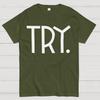 Try. Cotton Summer Casual Cool Loose T-Shirt