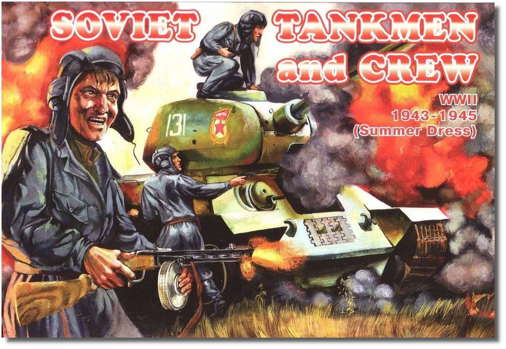 

Орион Масштаб Советский танковый экипаж 13 39 Пластиковая модель OR72036 1/72 Набор, 1943-1945, Позы, Фигуры, Набор,