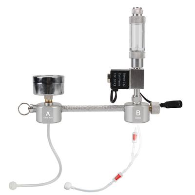 Com válvula solenóide, difusor de contador de bolhas faça você mesmo, gerador de CO2 para crescimento de plantas aquáticas, kit de sistema gerador de CO2 para aquário