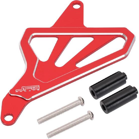 JFG RACING CRF230F Sprocket Guard CNC Aluminum Front Sprocket Protector for CRF230F 2003-2019 Dirt Bike, Red