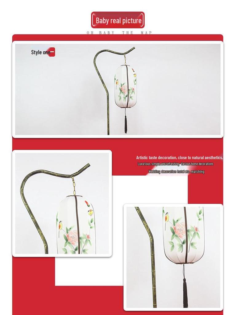 Antique Iron Art Bamboo Lanterns: Han Tang Wedding & Event Decor