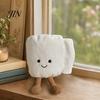 Sofa Plush Toy Cartoon Roll Paper Toy, Stuffed Smiling Toilet Decoration, PP Cotton Soft Handmade Plushie for Home Bedroom