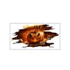 Halloween Pumpkin Wall Decal Self Adhesive Removable Horror Theme Home Decor for Living Room Bedroom Party Decoration