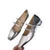 2025 Spring and Autumn New Design Sense French Retro Mary Jane Flats Single Shoes One Word with Buckle Women's Shoes