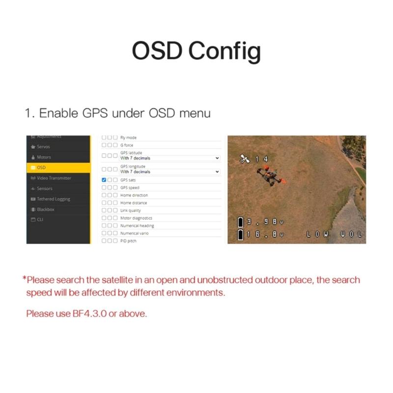 M10Q-120 Navigate 5883 Compass Double Protocol NMEAU BL0X For FPVRacingDrones LongRanges Fast Positioning
