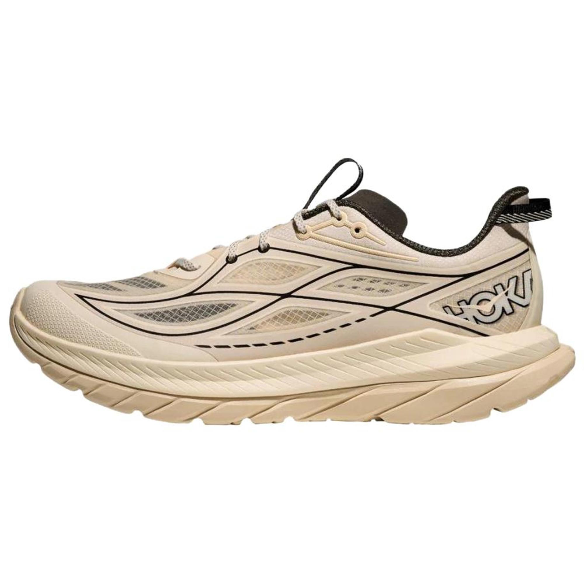 HOKA ONE ONE Breathable Running Shoes Men s Beige Apricot Black 1176250-EHL 40