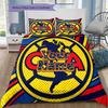 Club America Custom Name Pattern Bedding Quilt Set Quilt Cover Pillowcase Home Birthday Gift(1 * duvet cover + 2 * pillowcase, without core)