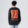 Vans X HuaTunan Collaboration Year Of The Tiger Series Printed Sports Crew Neck Long Sleeve T-Shirt Unisex Tops Black VN0A7YI1BLK