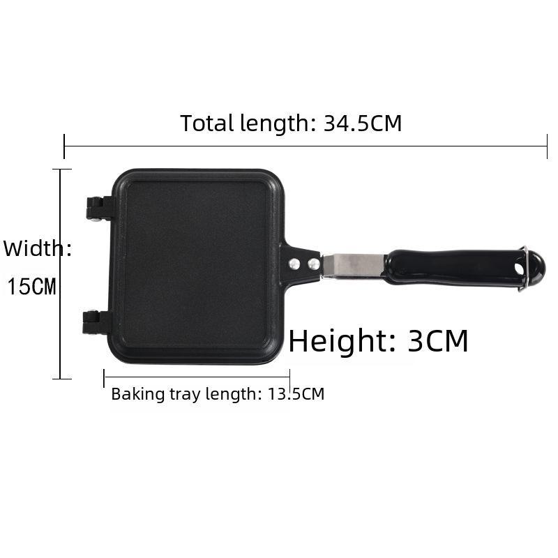 Dual-Sided Non-Stick Sandwich & Toast Grill Pan