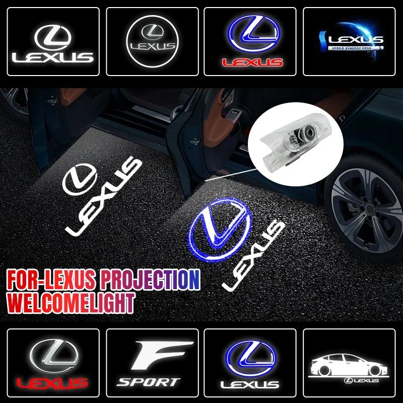 For Lexus LS350 LS400 LS430 LS460 LS500h LS600h LS Series Car Welcome Logo Door Light Ghost Shadow Courtesy Projector Lamp Accz