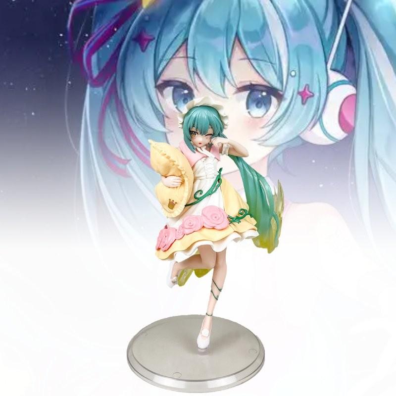 Adorable Hatsune Miku Fairy Tale Wonderland Plush Pillow Pvc Figure Collectible Model