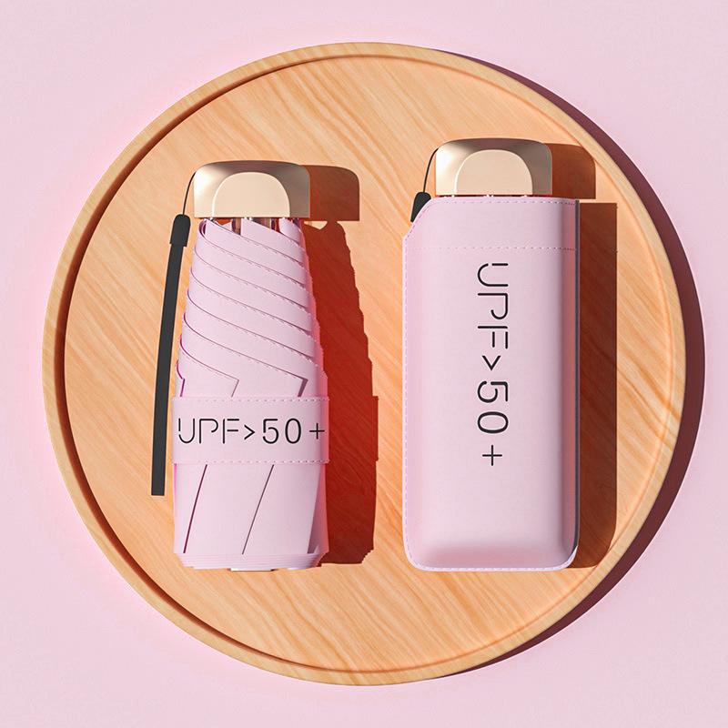 New Mini Ultra-light Flat 60% Exquisite Gradual Change Parasol Anti-ultraviolet Pocket Portable Umbrella Umbrella
