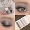 Cement Smoky Eyeshadow Palette Daily Shade 5-Color Set, 1 Pcs, #4 Night Sky Milky Way