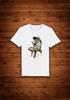 Japanese Smoking Samurai Frog / T Shirt Unique Design Street Wear Art Urban Graphic Tees Top