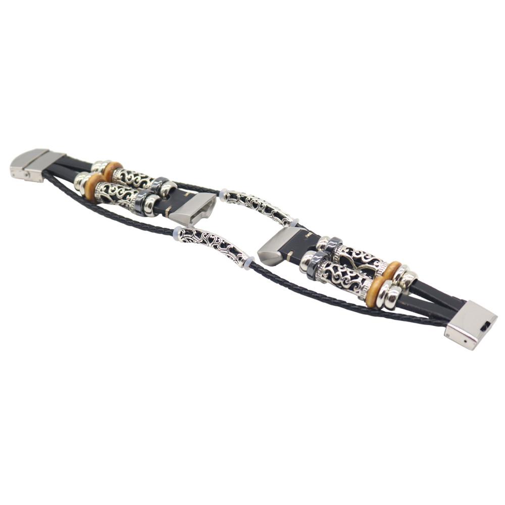 Replacement Leather Wristband Band Strap Bracelet For Charge 3