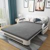 Compact Foldable Fabric Sofa Bed for Small Apartments - Comfortable and Space-Saving