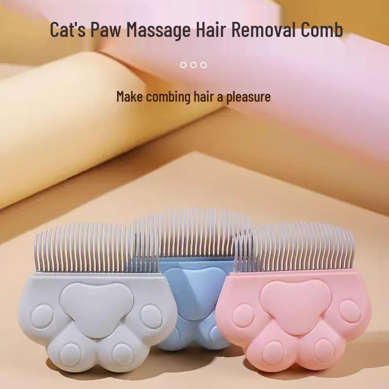 Newcomer Exclusive: Pet Massage Comb & Grooming Tool - Golden Hamster Interactive Toy