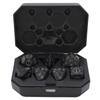 Glowing LED Dice Set Rechargeable Auto Lights Up When Rolling for Role Playing Game with Charging Box
