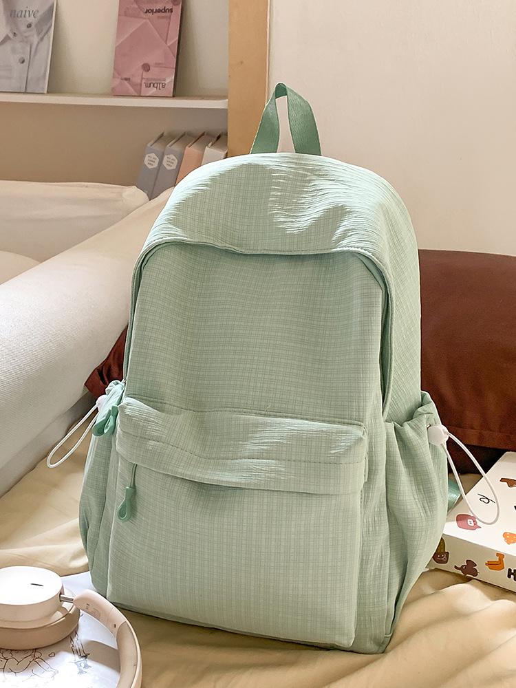 Stylish Japanese Mori Style Casual Backpack for Spring/Summer—Versatile Travel Pack for Middle and High School Students