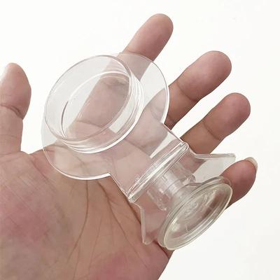 Acrylic Crawling Pet Feeding Water Bowl with Suction Cup Turtle Lizard Scorpion Snake Bird Hamster Feeding Food Bowl