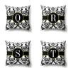 Polyester Pillow Case Home Decoration Geometric Print 26 English Letters Bedside Cushion Cover