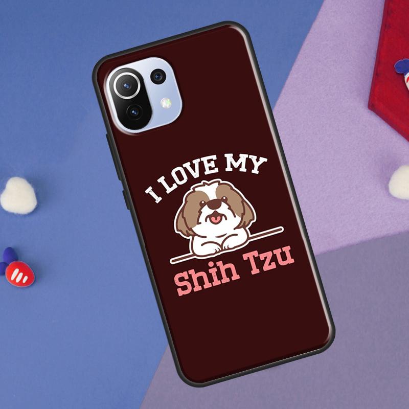 

Cartoon Shih Tzu Dog Cover For Xiaomi 14T Pro 11T 12T 13T 13 14 Ultra POCO X7 Pro X3 X5 F3 F5 F6 M6 X6 Pro Case POCO F5