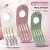 4pcs Stainless Steel Tweezers for Hair Removal Precision Eyebrow And Facial Hair Tweezers Kit with Mirror Tweezers Set