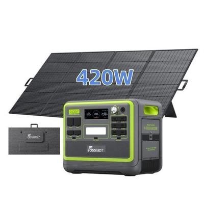 Portable Electric Generator - - F2400 - 2400W - 2048Wh - Solar 420W