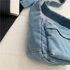 Large Capacity Shoulder Bag Women's Denim Crossbody Bag