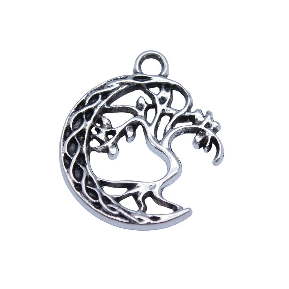 Tree Of Life Charms Antique Round Pendants For Spiritual DIY Jewelry