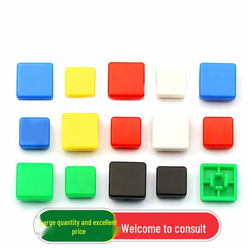 

Square Keycap: 12x12x7.3mm & 10x10x5mm Square Head Caps Black 10*10*5 (30 pcs)