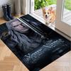 Custom Name The Witcher Geralt Crystal Velvet Floor Rug Personalized Text Soft Carpet Home Decor