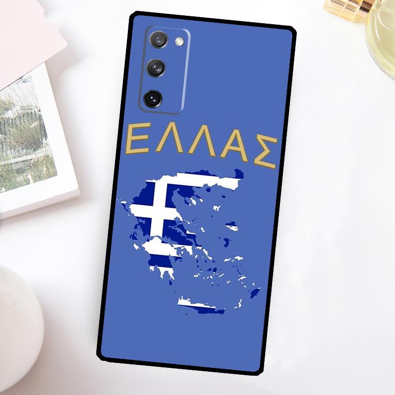 Greece Greek Flag Phone Case For Samsung Galaxy S26 S25 Ultra S24 FE S20 S21 FE S22 S23 Plus S10 S25 FE Cover
