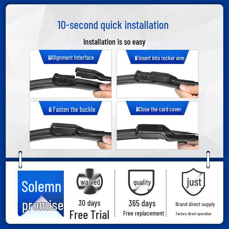 MG GS Roewe 2015 Original Front & Rear Wiper Blades - 15", 16", 17" Rubber Strips
