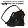 Fog-proof Safety Mask Cycling Face with Eye Shield, Breathing Valve, Lightweight Breathable Protection Windproof Dust-proof Adjustable Goggle